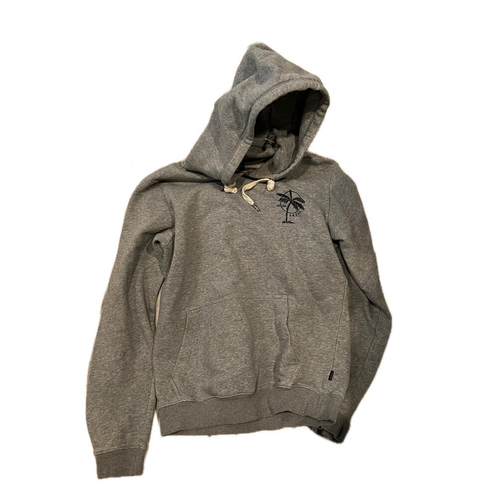 Swell Basics Gray Pullover Hoodie Mens Med